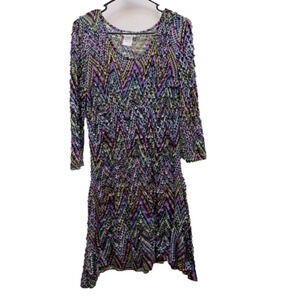 Adore rainbow cutout dress size XL woman’s